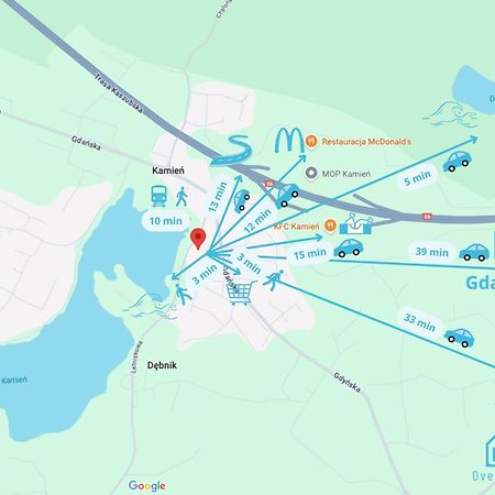 Lux Apartment - Całoroczny apartament nad jeziorem Kamień Zewnętrze zdjęcie